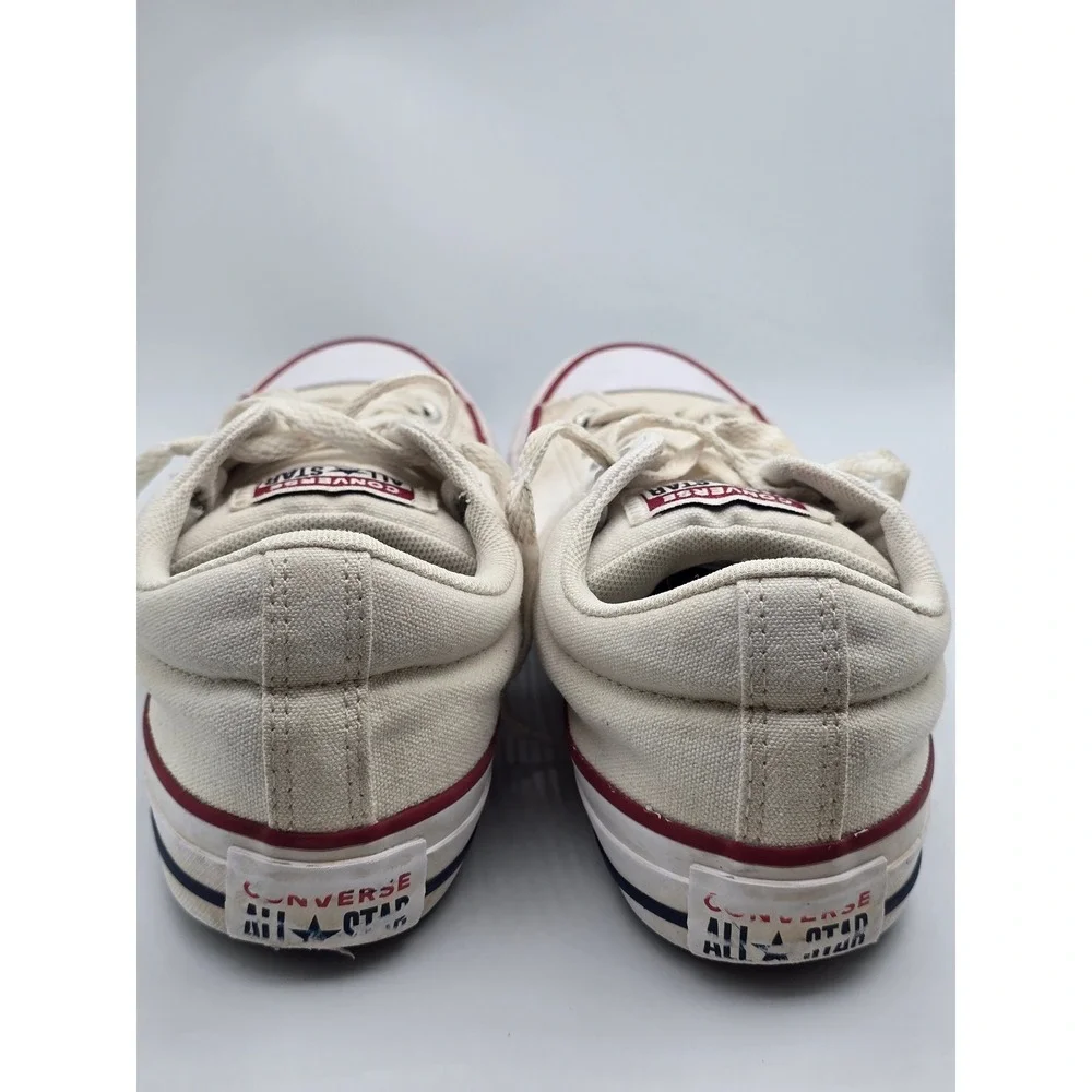 Converse All Star Madison Low Top Kids White Sneakers 4.5Y Distressed‎ Classic